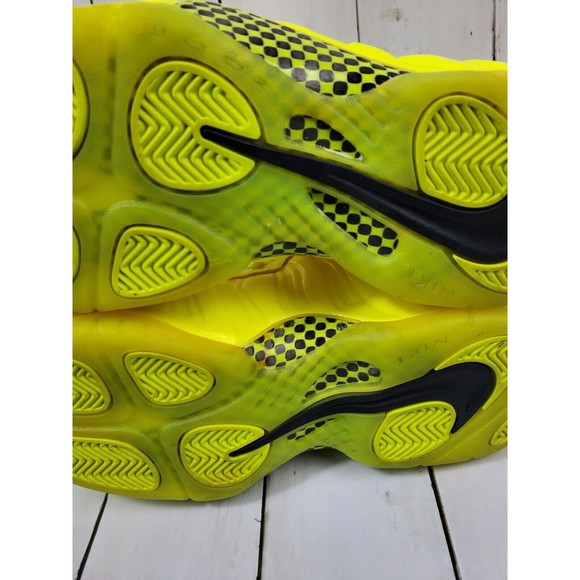 Nike Air Foamposite Pro Volt 2014 Men's Size 9 Sneakers Neon Yellow 624041-700 - Picture 10 of 12